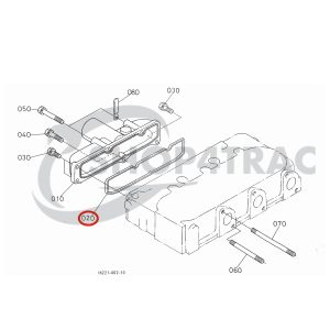 Uszczelka kolektora dolotowego Beta Marine Beta 30 – Nanni N3.30