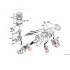 Zestaw łożysk głównych – Beta Marine Beta 10 / Beta 14 / Beta 20 | Nanni N2.10 / N2.14 / N3.21