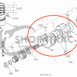 Wał korbowy Beta Marine Beta 30 – Nanni N3.30
