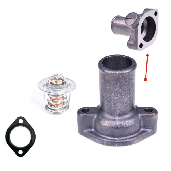 Obudowa termostatu + termostat (kołnierz wodny) Beta Marine Beta 28 / Beta 30 – Nanni N3.30 – Universal M-25XPB