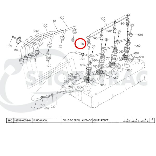 Świeca żarowa (M8) – Beta Marine Beta 10 · 14 · 20 | Nanni N2.10 · N2.14 · N3.21