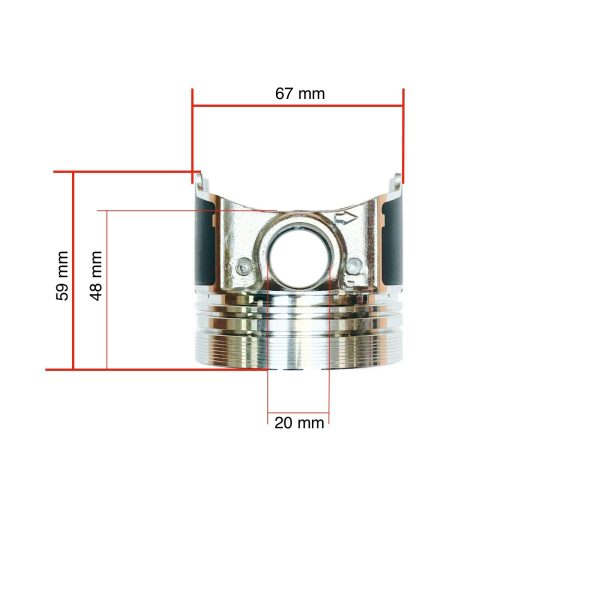 Tłok Beta Marine Beta 10 | Beta 14 | Beta 20 – Nanni N2.10 | N2.14 | N3.21