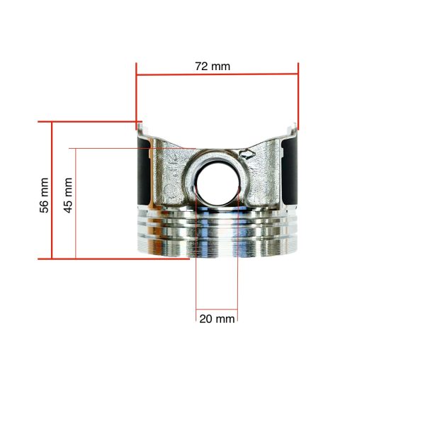 Tłok Beta Marine Beta 16 | Beta 25 – Phasor K2-4.5