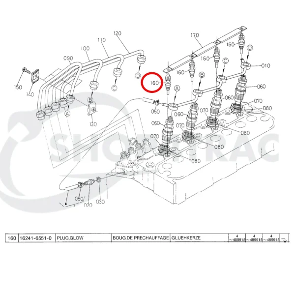 Świeca żarowa Beta Marine Beta 28 | Beta 30 | Beta 35 | Beta 38 – Nanni N3.30 | N4.38 – Universal M-25XPB | M-35B