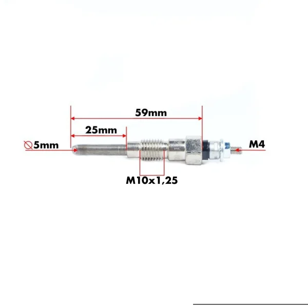 Świeca żarowa Beta Marine Beta 28 | Beta 30 | Beta 35 | Beta 38 – Nanni N3.30 | N4.38 – Universal M-25XPB | M-35B