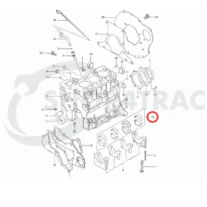 Zestaw łożysk głównych Solé Diesel Mini 33 – JF Marine Power JF10