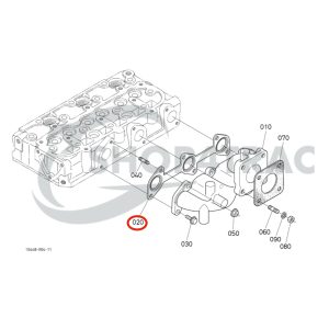 Uszczelka kolektora wydechowego Beta Marine Beta 25