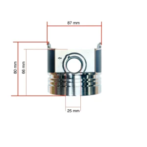 Tłok Beta Marine Beta 50 – Nanni N4.50 (wtrysk bezpośredni / DI)