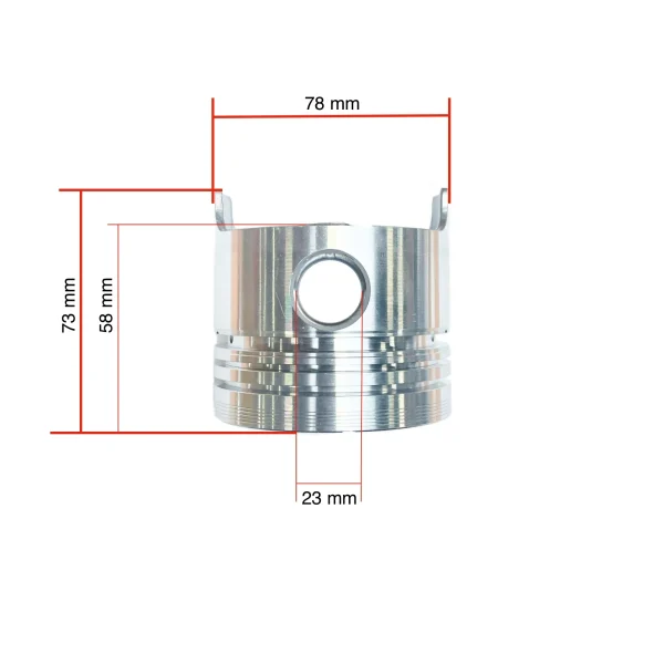 Tłok Solé Diesel Mini 33 | Mini 44 | Mini 55 – Vetus M4.15 | M4.17 – Craftsman Marine CM4.42 – JF Marine Power JF10 | JF15