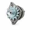 Dynamo Nanni 4.380 en Volvo Penta 12V 100A vooraanzicht met poelie