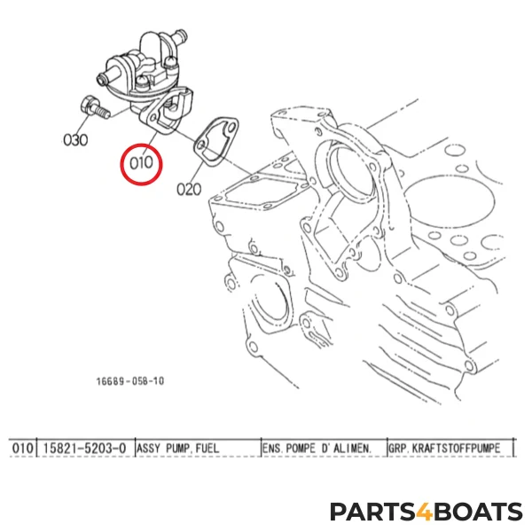 Pompa paliwowa Beta Marine Beta 16 – Phasor K2-4.5
